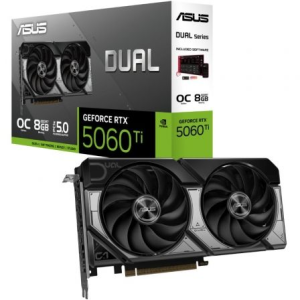 Tarjeta gráfica Asus dual geforce RTX 5060 ti oc 8GB GDDR7 negro D