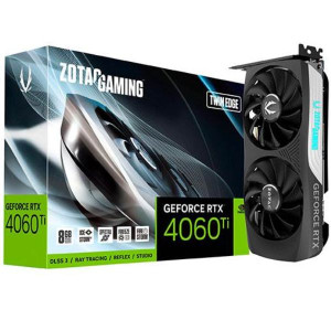 Tarjeta gráfica Zotac RTX 4060TI Twin Edge 8GB GDDR6 D