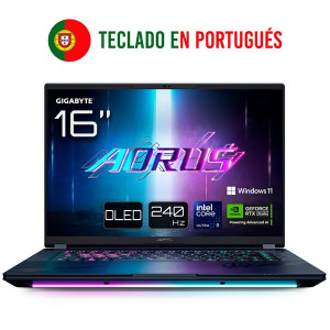 GIGABYTE AORUS Master 16" Intel Core Ultra 9 32GB RAM 1TB DSP0000030703 preto D