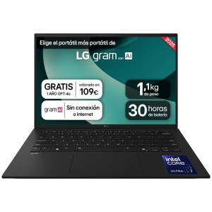 PORTATIL LG GRAM  14ZD90T-G INTEL CORE ULTRA 7 255H 16GB SSD1TB FREEDOS 14" D
