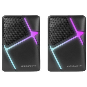 Altavoces Mars Gaming MS-H RGB 10W negro D