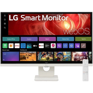 Smart Monitor LG 27" IPS 27U731SA-W blanco D