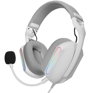 Auriculares Gaming con micrófono Mars Gaming MH-PRO blanco D