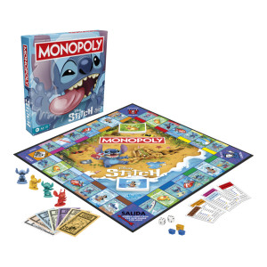 JUEGO DE MESA MONOPOLY STITCH H