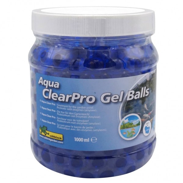 Ubbink Bolas de gel para estanque Aqua ClearPro 1000 ml D