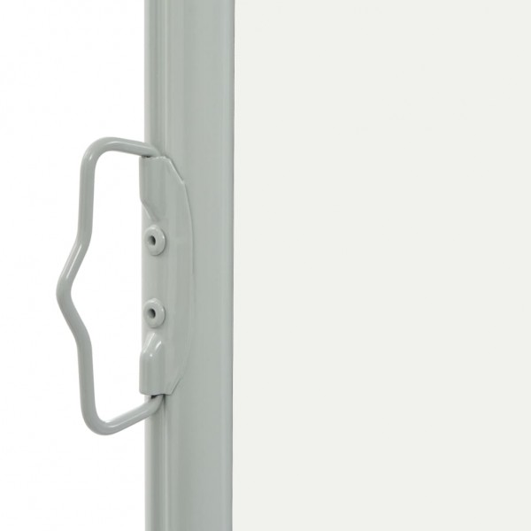 Toldo lateral retrátil para pátio 60x300 cm creme M 3