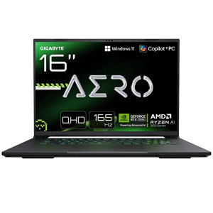 GIGABYTE AERO X16 16" AMD Ryzen AI7 32GB RAM 1TB 1VH93ESC64AH negro D