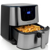 Freidora de aire Princess  Deluxe digital XXL 183312 5,5L plata 3