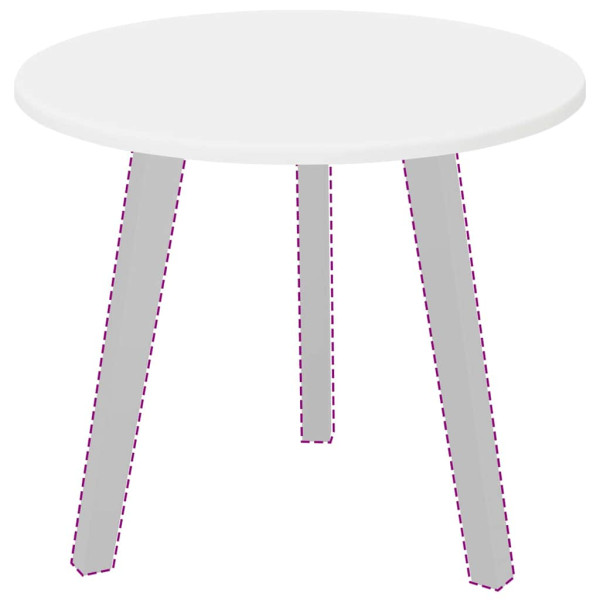 Encimera Blanco 50 x 50 x 1.5 cm Madera contrachapada M 3