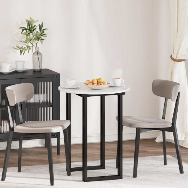 Encimera Blanco brillante 60 x 60 x 1.5 cm Madera contrachapada D