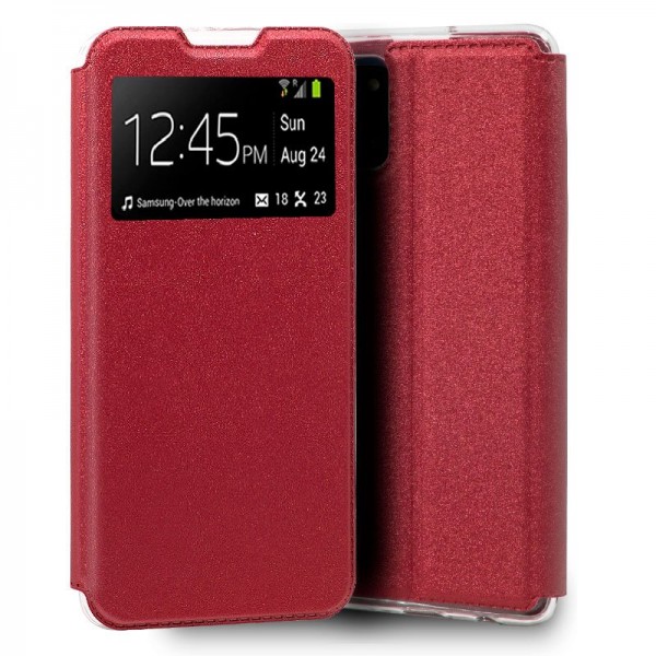 Fundação COOL Capa de Flip para Samsung G770 Galaxy S10 Lite Red Lite D