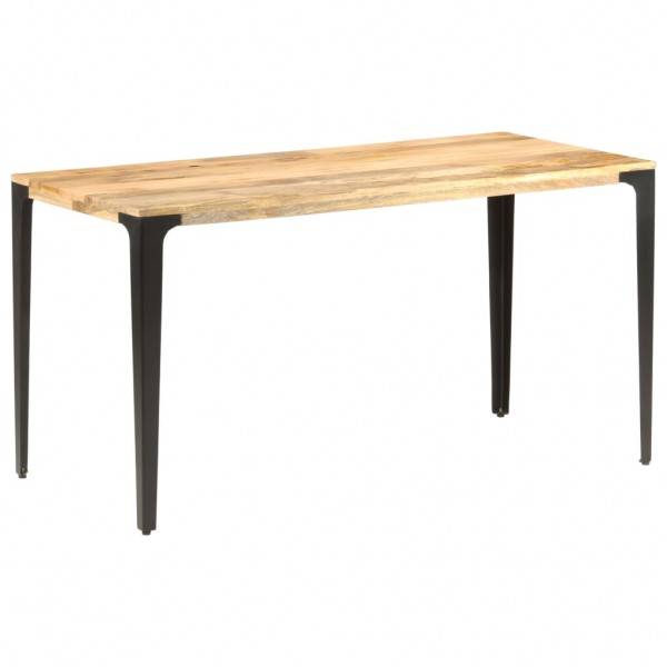 Mesa de jantar de madeira maciça de mangue 140x70x76 cm D