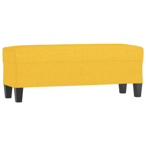 Banco de tela amarillo 100x35x41 cm H