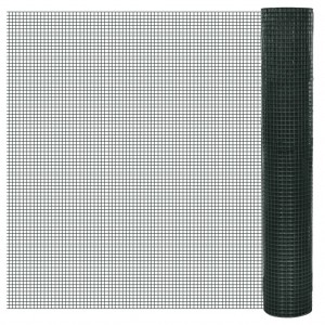 Arame galvanizado revestido de PVC verde 25x1 m D