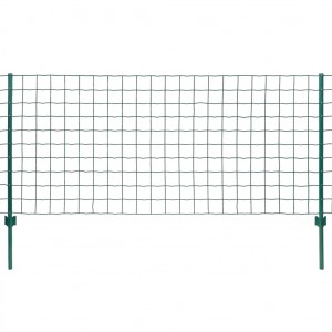 Euro Valla de acero verde 20x0.8 m D