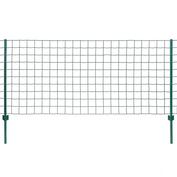 Euro Valla de acero verde 20x0.8 m D