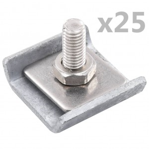 Conector de grelha 25 setes de prata D