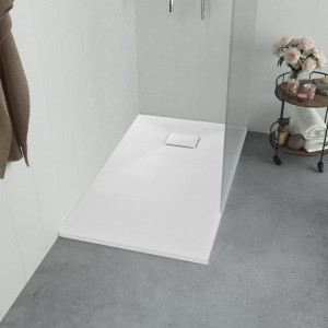 Plato de ducha SMC blanco 80x80 cm D
