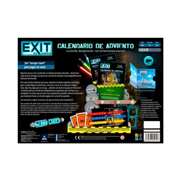 Juego de mesa CALENDARIO DE ADVIENTO EXIT pegi 10 M 4