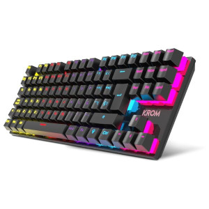 Teclado Gaming Krom Kasic TKL preto H