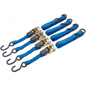 Draper Tools Conjunto de cintos de fixação de trinquete 4 ss 250 kg 60965 D