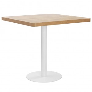 Mesa de jantar MDF marrom claro 80x80 cm D