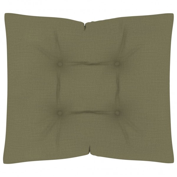 Cama de sofá de paletes de tecido branco 60x61.5x10 cm D