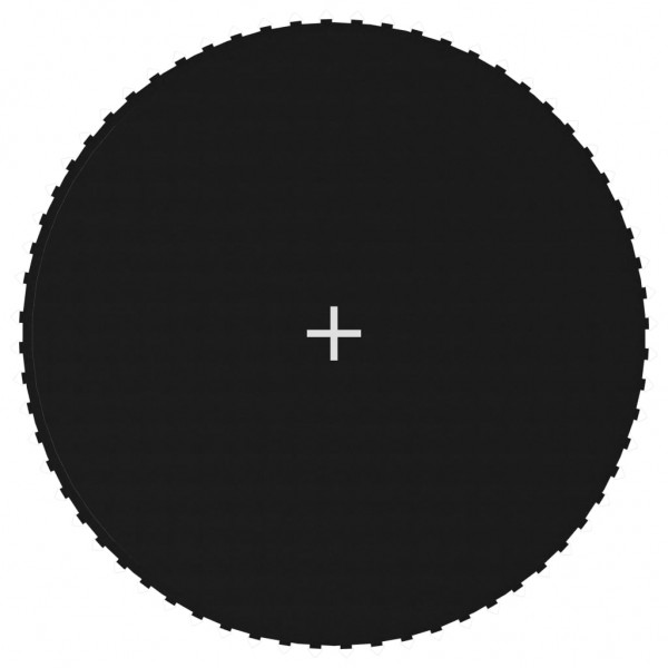 Lona de salto para cama elástica redonda tela negro 3.66 m D