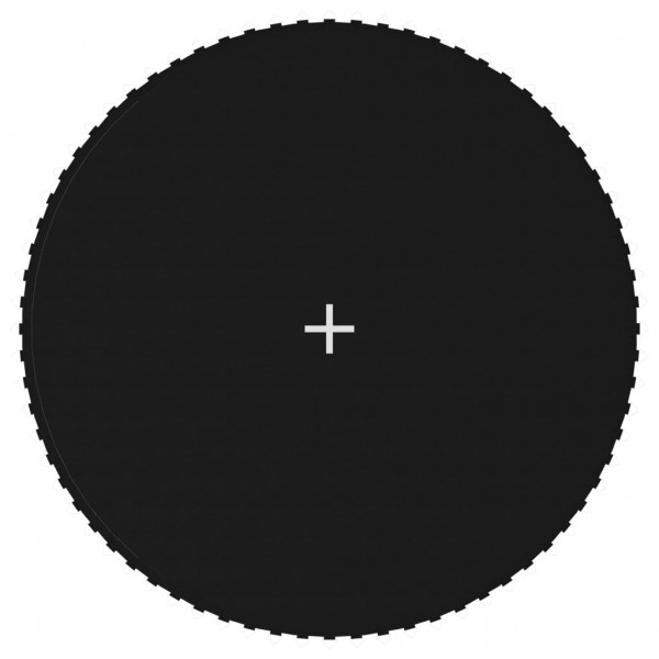 Lona de salto para cama elástica redonda tela negro 3.96 m D