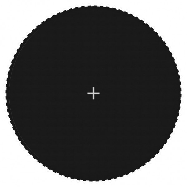 Lona de salto para cama elástica redonda tela negro 4.57 m D