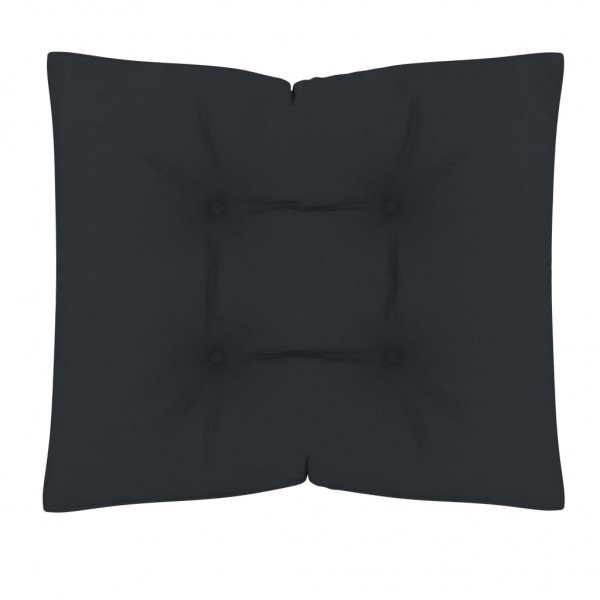 Cama de sofá de palhetas de tecido anthracite 60x61.5x10 cm D