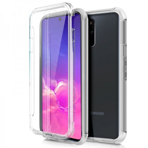 Funda de silicone 3D Samsung G770 Galaxy S10 Lite (Transparente Frente + Atrás) D
