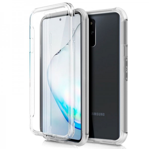 Funda de silicone 3D Samsung N770 Galaxy Note 10 Lite (Transparente Frente + Atrás) D