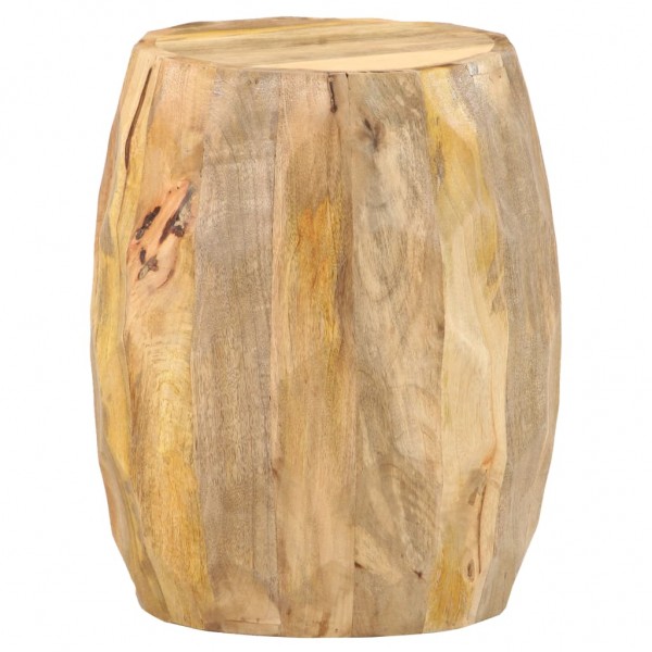 Taburete en forma de tambor madera maciza de mango D