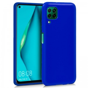 Funda de silicone Huawei P40 Lite (Azul) D