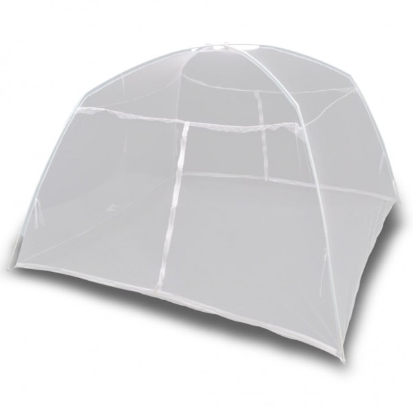 Barraca de acampamento em fibra de vidro branca 200x150x145 cm D