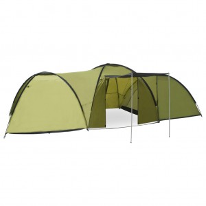 Tenda igloo 8 pessoas verde 650x240x190 cm D