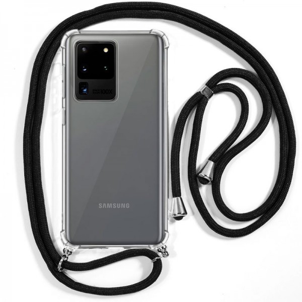 Carcaça Samsung G988 Galaxy S20 Ultra 5G Cordão preto D