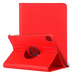 Funda iPad Pro 11 pulg (2020) Giratoria Polipiel Rojo D