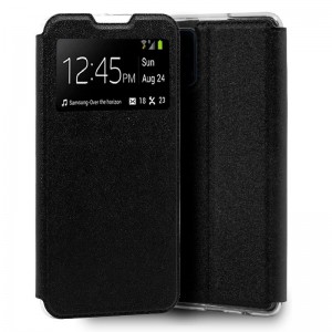 Fundação COOL Capa de Flip para Samsung A415 Galaxy A41 Black Lise D