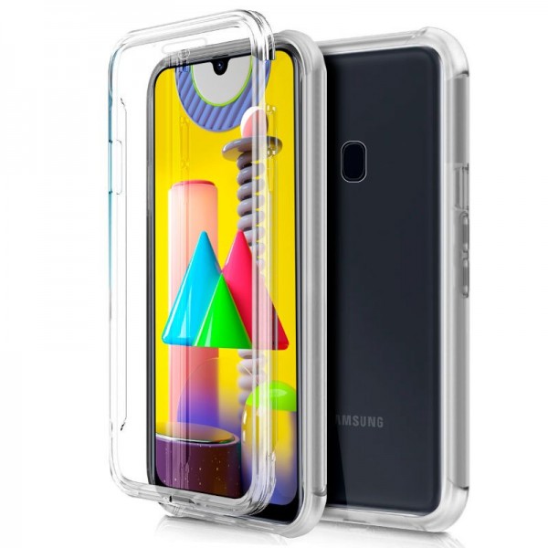 Funda Silicona 3D Samsung M315 Galaxy M31 (Transparente Frontal + Trasera) D
