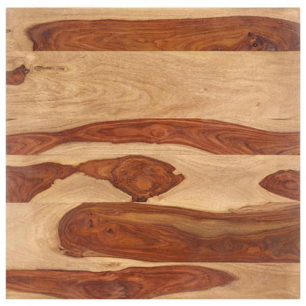 Superficie de mesa madera maciza de sheesham 15-16 mm 70x70 cm D