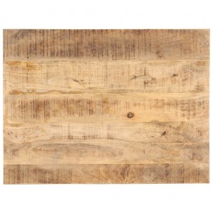 Superficie de mesa madera maciza de mango 25-27 mm 70x60 cm D