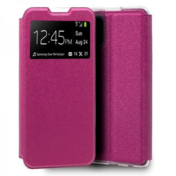 Funda COOL Flip Cover para Xiaomi Mi 10 Lite Liso Rosa D