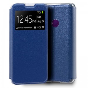 Funda COOL Flip Cover para Huawei Y6p Liso Azul D