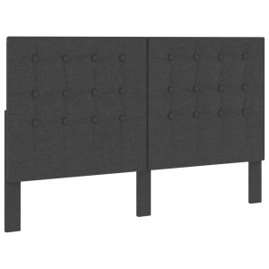 Cabecero de tela gris oscuro 180x200 cm D