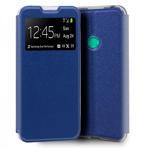 Funda COOL Flip Cover para Huawei P Smart 2020 Liso Azul D