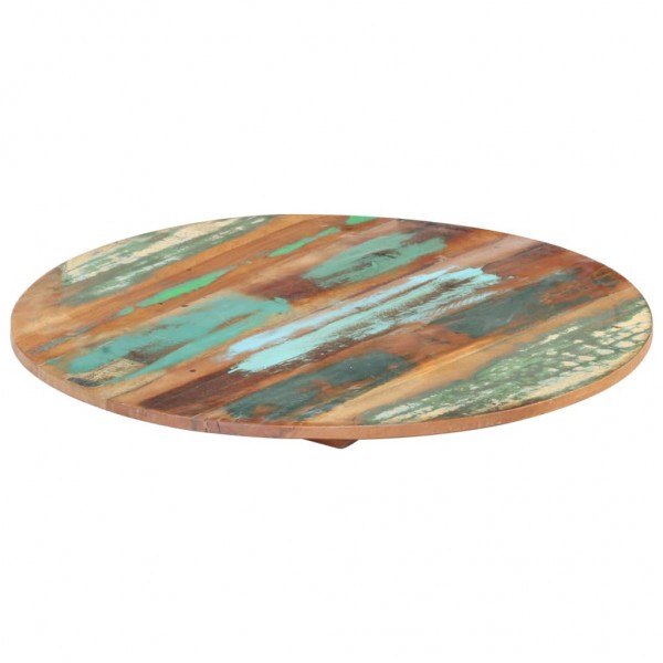 Tablero de mesa redonda madera reciclada maciza 60 cm 15-16 mm D