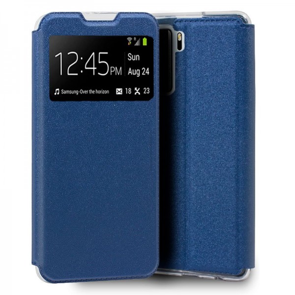 Funda Flip Cover Huawei P40 Lite 5G Liso Azul D