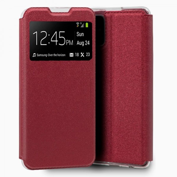 Fundação COOL Capa de Flip para Samsung A516 Galaxy A51 5G Lise vermelho D